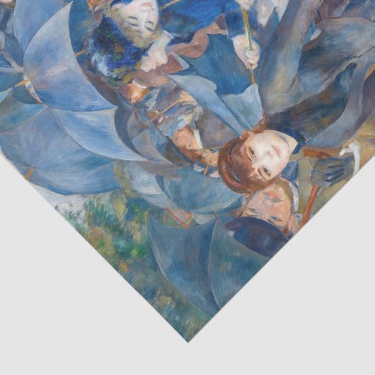Papier Mousseline Pierre-Auguste Renoir - Les Parapluies (Détail)