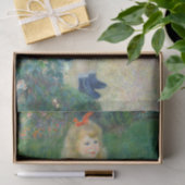 Papier Mousseline Pierre-Auguste Renoir - Une fille avec une canne d (Cadeau)