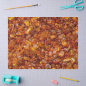 Papier Mousseline Pierre d'ambre (Artisanat)