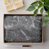 Papier Mousseline Pierre en marbre gris couleur fumée (Cadeau)