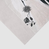 Papier Mousseline Pierre gris noir squelette gothique Mariage d'Hall (Détail)