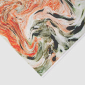 Papier Mousseline Pierre gris orange et marbre noir (Détail)