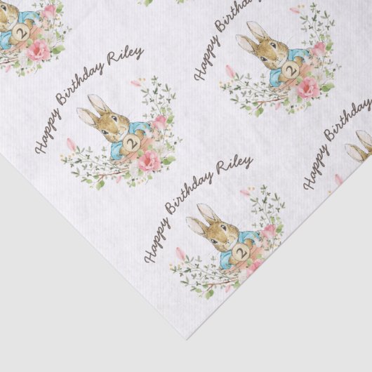 Papier Mousseline Pierre le lapin (Détail)