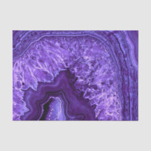 Papier Mousseline Pierre minérale violette Ultra Violette