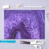 Papier Mousseline Pierre minérale violette Ultra Violette (Artisanat)