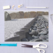 Papier Mousseline Pierres (Artisanat)