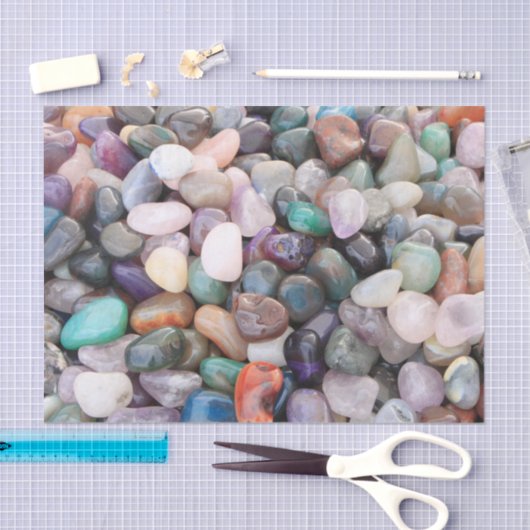 Papier Mousseline Pierres précieuses (Artisanat)