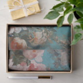 Papier Mousseline Pies roses de poulet mouchetées Découpage (Cadeau)