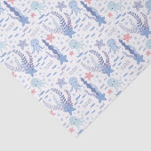 Papier Mousseline pieuvre de plage carrelée (Détail)