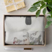 Papier Mousseline Pigeon à tête blanche, Découpage (Cadeau)