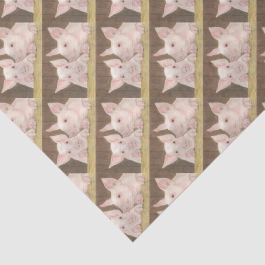 Papier Mousseline Piglets (Détail)