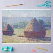 Papier Mousseline Pile de blé (fin de l'été), Monet (Artisanat)