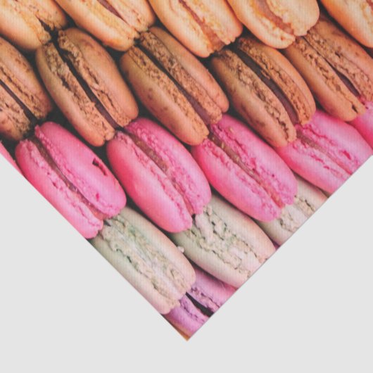 Papier Mousseline Pile de macarons (Détail)