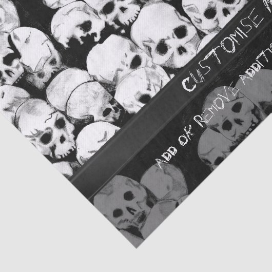 Papier Mousseline Pile-O-Skulls (Détail)