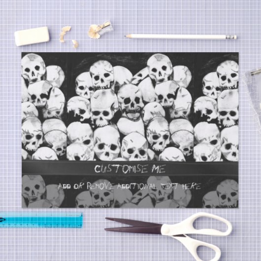 Papier Mousseline Pile-O-Skulls (Artisanat)
