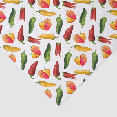 Papier Mousseline Piments colorés (Détail)