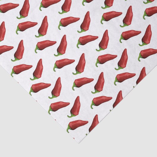 Papier Mousseline Piments piment rouge épicé (Détail)