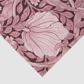 Papier Mousseline Pimpernel Maroon, William Morris (Détail)
