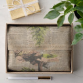 Papier Mousseline Pin, arbre de cèdre, art de dictionnaire d'arbre (Cadeau)