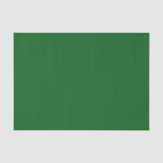 Papier Mousseline Pin de forêt vert couleur solide (Recto)