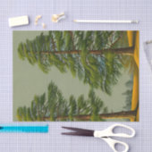 Papier Mousseline Pin nordique Abstrait (Artisanat)