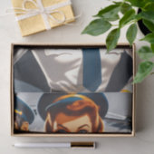 Papier Mousseline Pin-up pilote (Cadeau)
