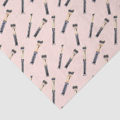 Papier Mousseline Pinceaux de maquillage rose (Design 74 Pink Series (Détail)