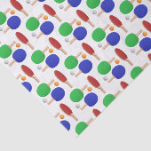 Papier Mousseline Ping Ping Pong Table Tennis Anniversaire (Détail)