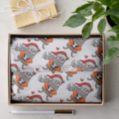 Papier Mousseline Pingouin à couchage (Cadeau)