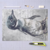 Papier Mousseline Pingouin bébé (Artisanat)