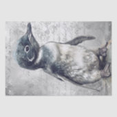 Papier Mousseline Pingouin bébé (Recto)