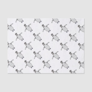 Papier Mousseline Pingouin de dessin