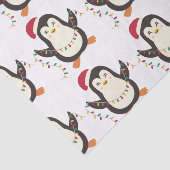 Papier Mousseline Pingouin de Noël (Détail)