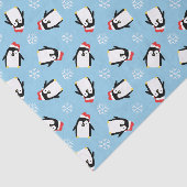 Papier Mousseline Pingouins (Détail)