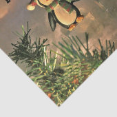 Papier Mousseline Pingouins de Noël (Détail)