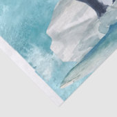 Papier Mousseline Pingouins de Noël (Détail)