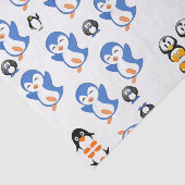 Papier Mousseline Pingouins en papier de tissu décoratif (Détail)