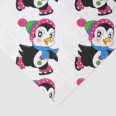 Papier Mousseline Pingouins mignons (Détail)