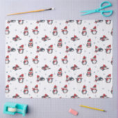 Papier Mousseline Pingouins mignons Oiseaux d'hiver Animaux de l'Arc (Artisanat)