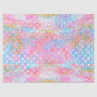 Papier Mousseline Pink and Blue Pastel Motif génial