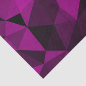 Papier Mousseline Pink black geometric mesh pattern (Détail)