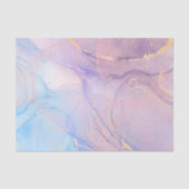 Papier Mousseline Pink & Blue Gold Glitter Marble (Recto)