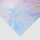 Papier Mousseline Pink & Blue Gold Glitter Marble (Détail)