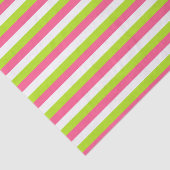 Papier Mousseline Pink chaud, blanc et vert citron (Détail)