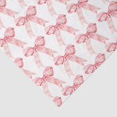 Papier Mousseline Pink Coquette Bow (Détail)