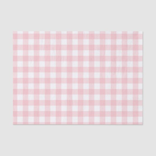Papier Mousseline Pink En vichy Cochez la case Enveloppement Cadeau  (Recto)