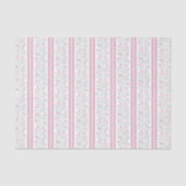 Papier Mousseline Pink Floral Wildflowers Coquette (Recto)