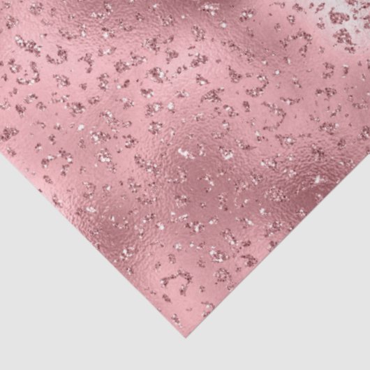 Papier Mousseline Pink Glitzy Cheetah Print (Détail)