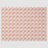 Papier Mousseline Pink Gold Christmas Merry Pattern#17 ID1009 (Recto)