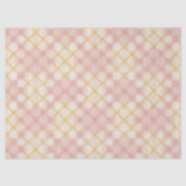 Papier Mousseline Pink Gold Christmas Pattern#28 ID1009 (Recto)
